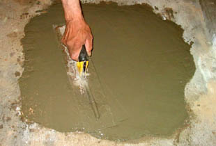 Final step in the home foundation repair process.