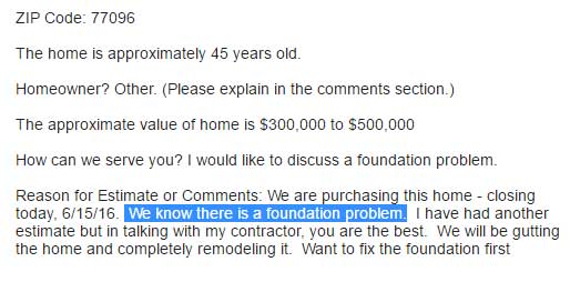 Before remodeling a house make sure the foundation is stable and level.