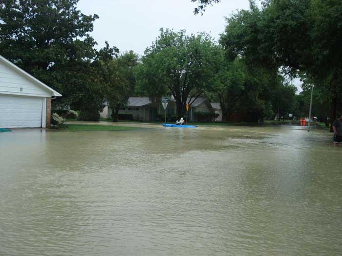 With over 50 inches of rain over two days some Houston streets and houses flooded with up to eight feet of water.