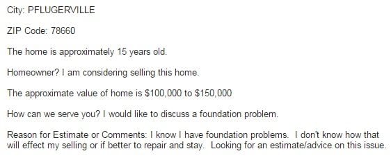 The answer to this Pflugerville homeowner's question is that buyers usually want the home foundation leveled prior to purchase.