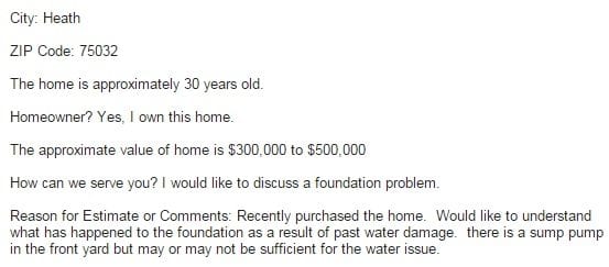 Proper drainage of water away from a home's slab foundation is important.