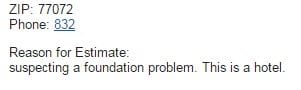 Slab Foundation Problems in the Houston metro area.