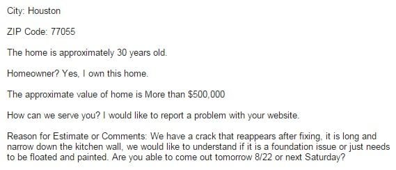 Foundation Problems and Plumbing Issues in Houston, Texas.