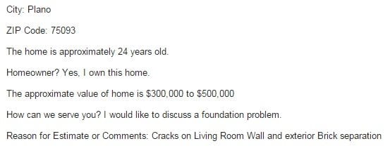 Common Foundation Crack Problems and Plumbing Issues in Plano, Texas.